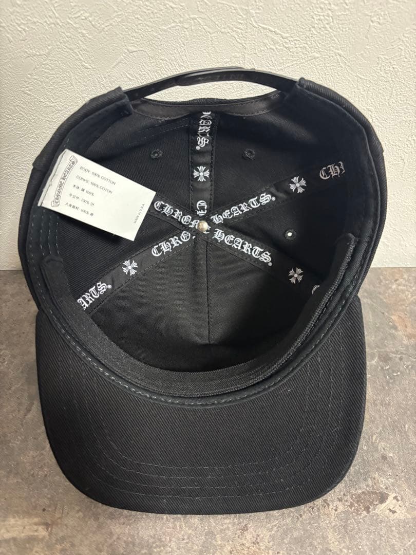 CHROME HEARTS ベースボールキャップ ブラック