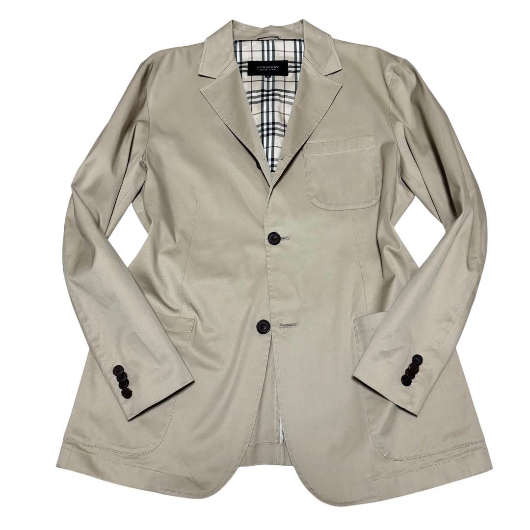 美品 BURBERRY バーバリー テーラードジャケット ノバチェック ベージュ