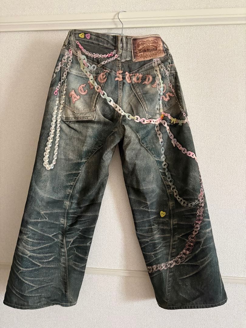 パンツ Acne Studios BAGGY FIT JEANS - 1981F