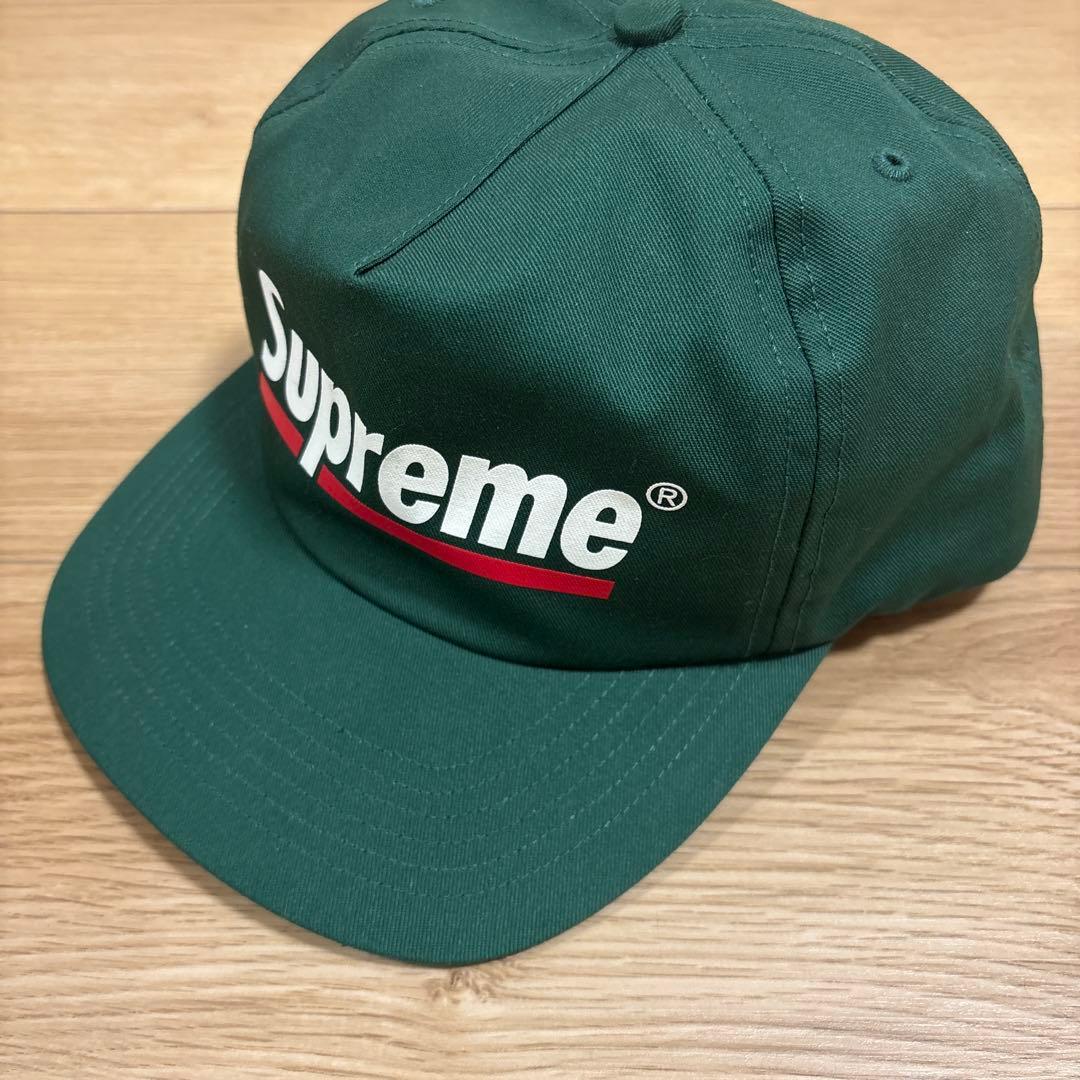 シュプリーム　supreme キャップ　グリーン