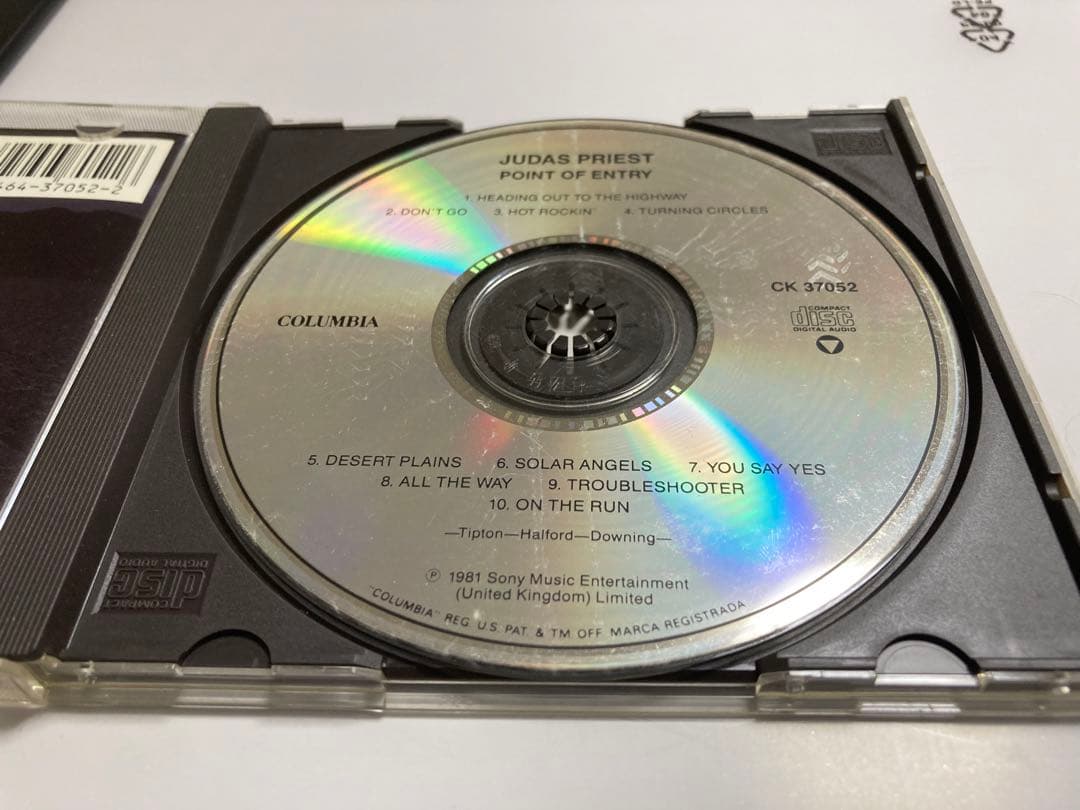 レアJudas Priest サインCD ジューダスプリーストヘヴィメタル　HM