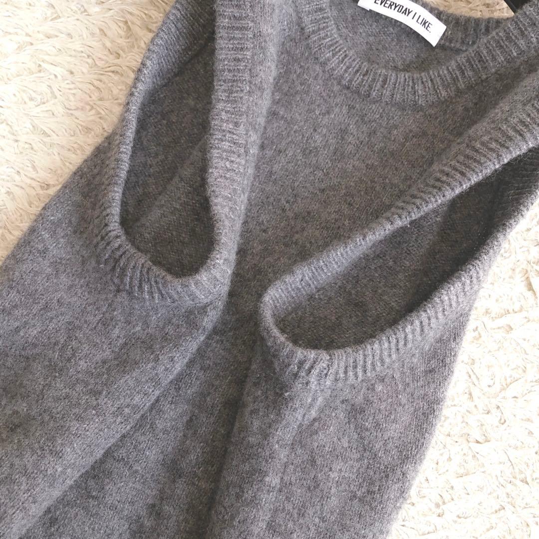極美品✨EVERYDAY I LIKEツインニット カシミヤ混 アンサンブル