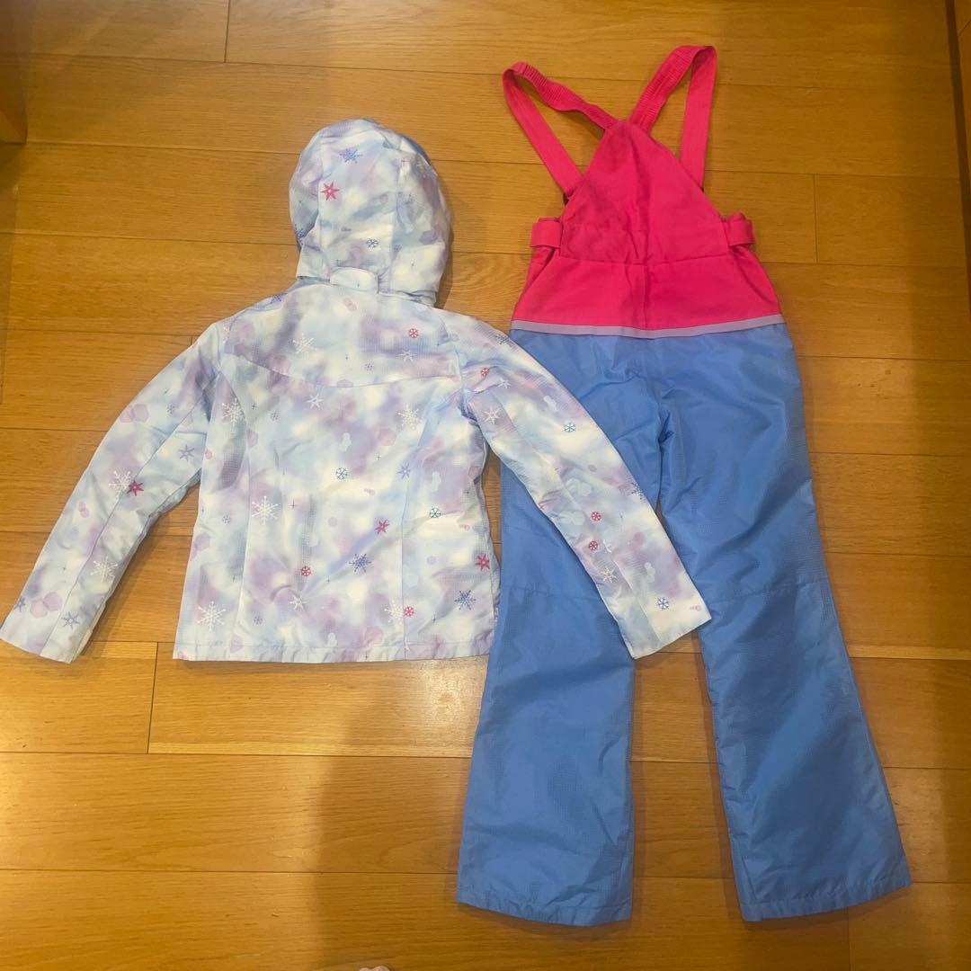 子ども用フード付きスノーウェアセット