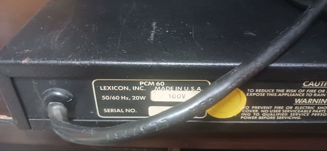 Lexicon PMC60 リバーブ プロセッサー アウトボード