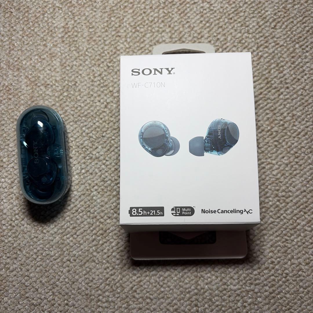 ソニーワイヤレスノイズキャンセリングイヤフォンWF-C710N