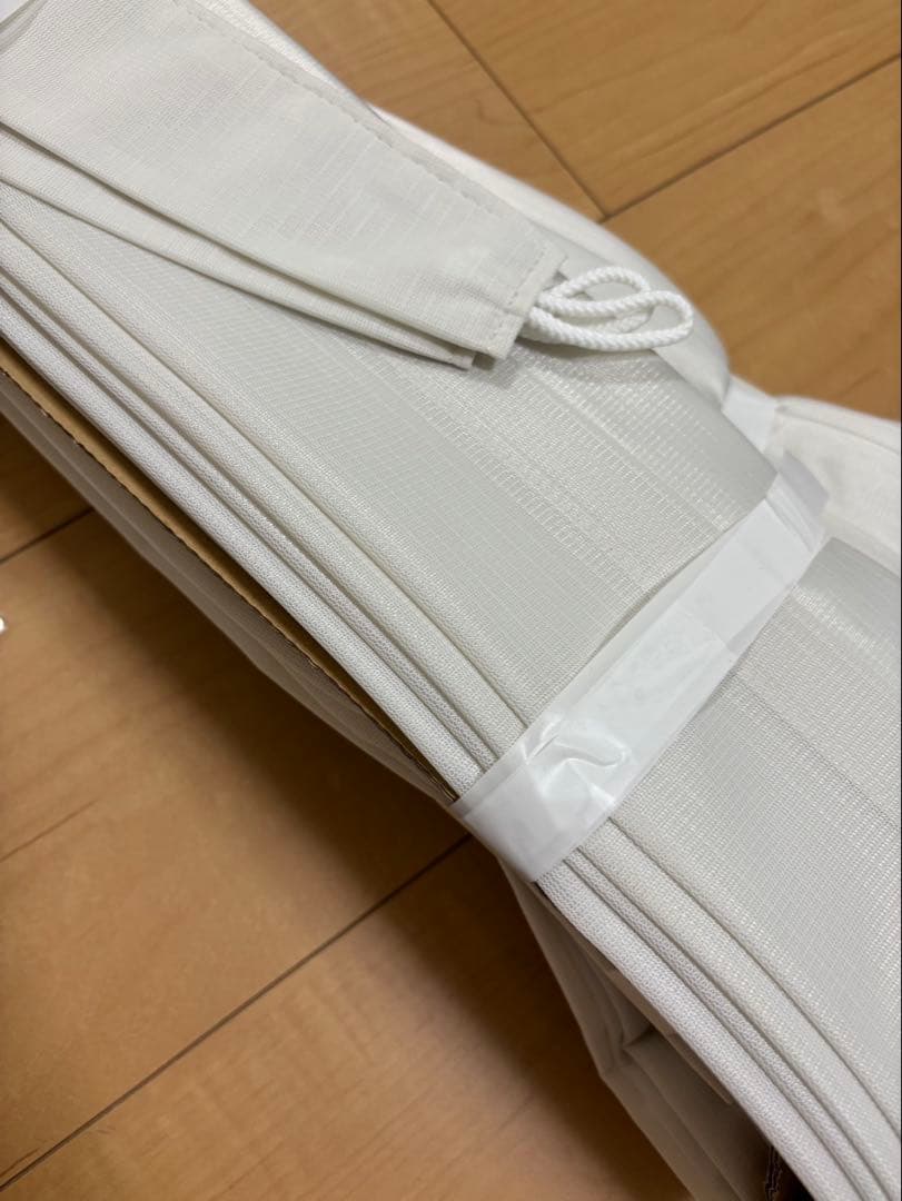 新品☆ オーダーカーテン　白レースロングカーテン　OP6787 サンゲツ