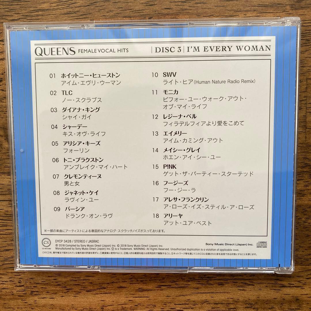 クイーンズ　洋楽　女性ヴォーカル　ヒッツ