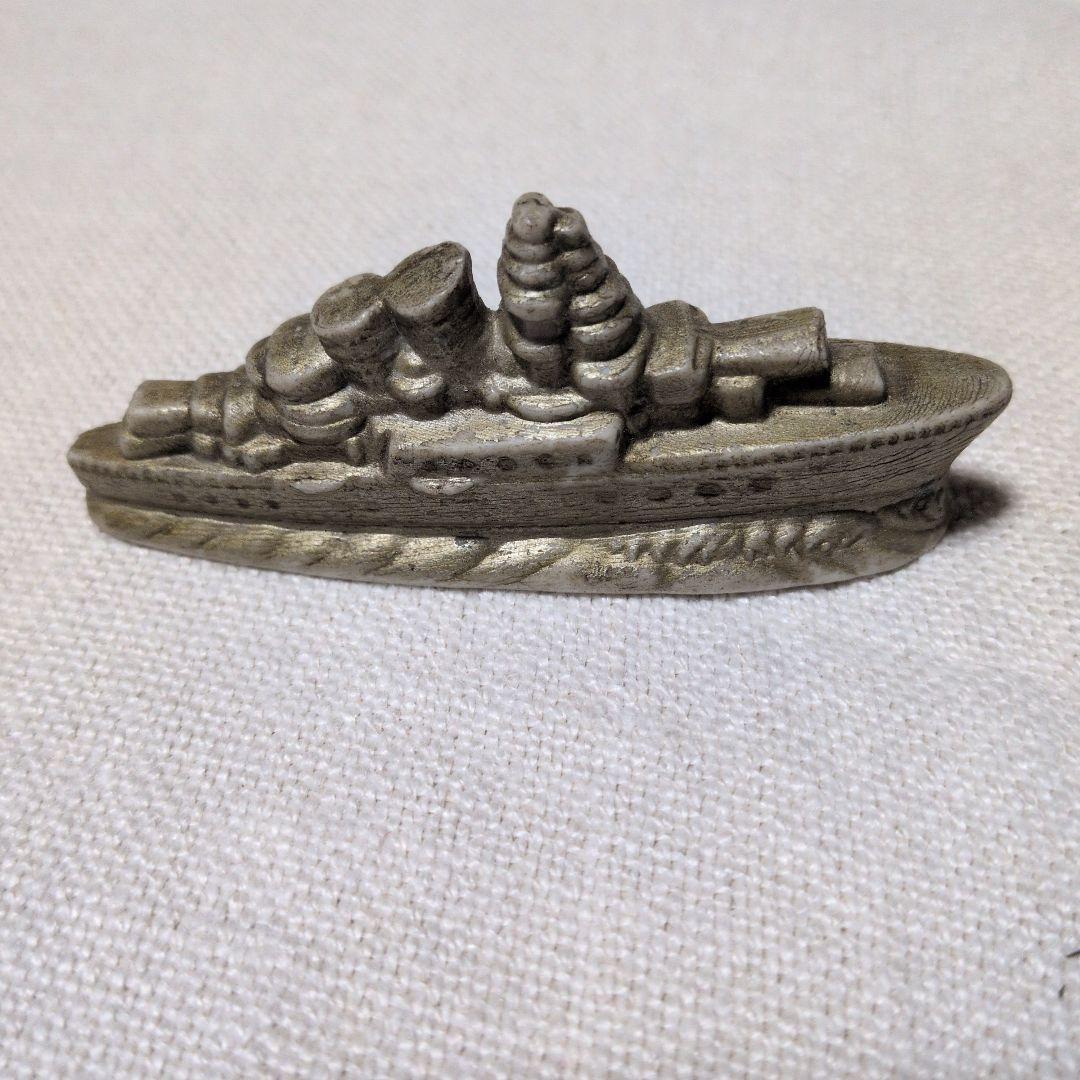 【希少】戦前 グリコの景品　戦艦　白磁製