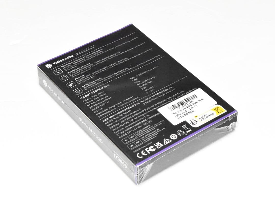 【新品】Yottamaster Y3000 NVMe M.2 SSD 1TB