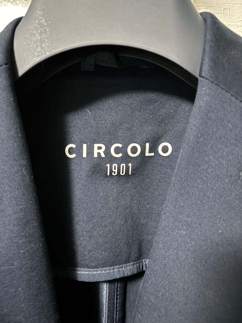 【ハンガー付】CILCOLO 1901 ジャージー セットアップ　ネイビー