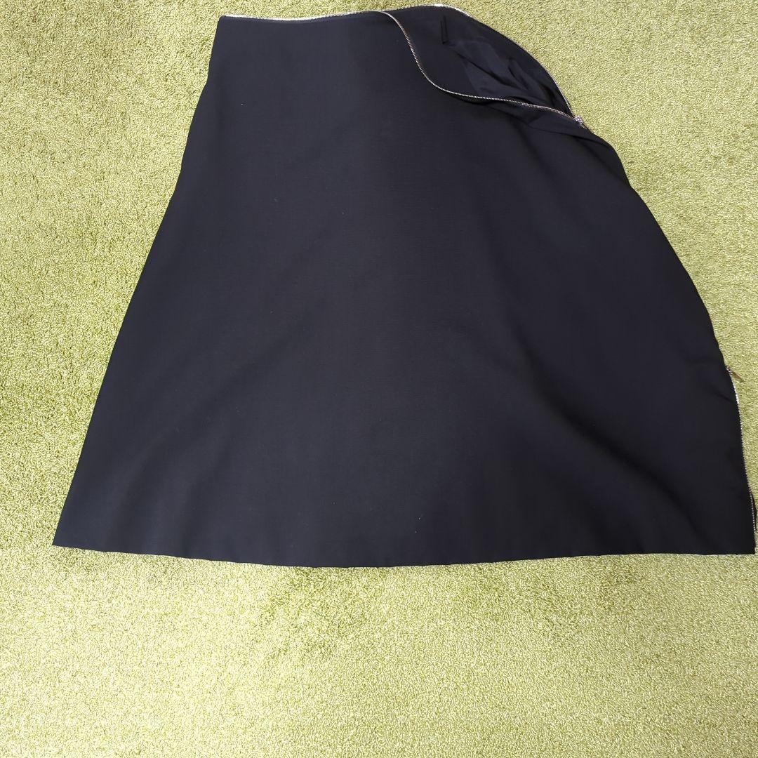noir keininomiya サイドジッパー付きスカート