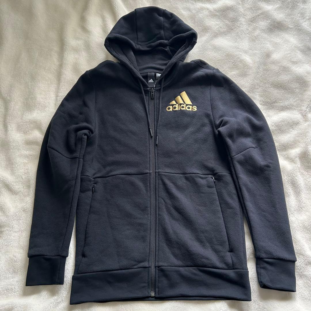 【美品】adidas アディダス ジャージ スウェット セットアップ 上下 L