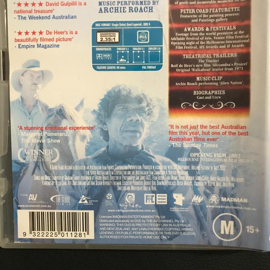 The Tracker DVD　オーストラリア　先住民　アボリジニ
