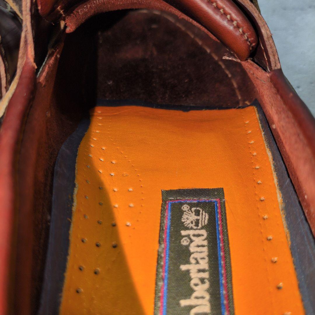 Timberland ティンバーランド 3eyeデッキシューズ バーガンディ26