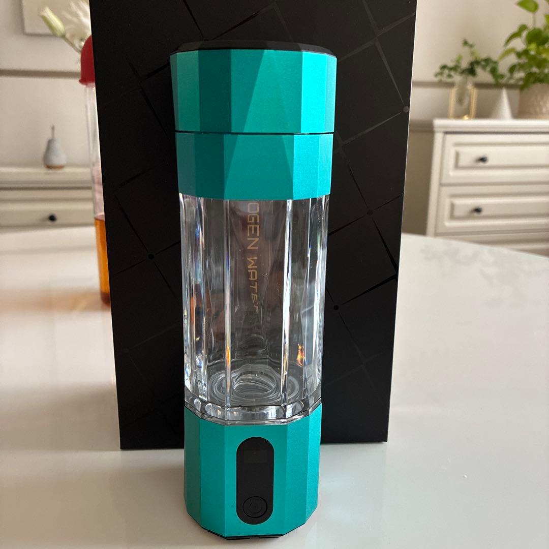 水素水生成器 USB充電式 青色 約22cm
