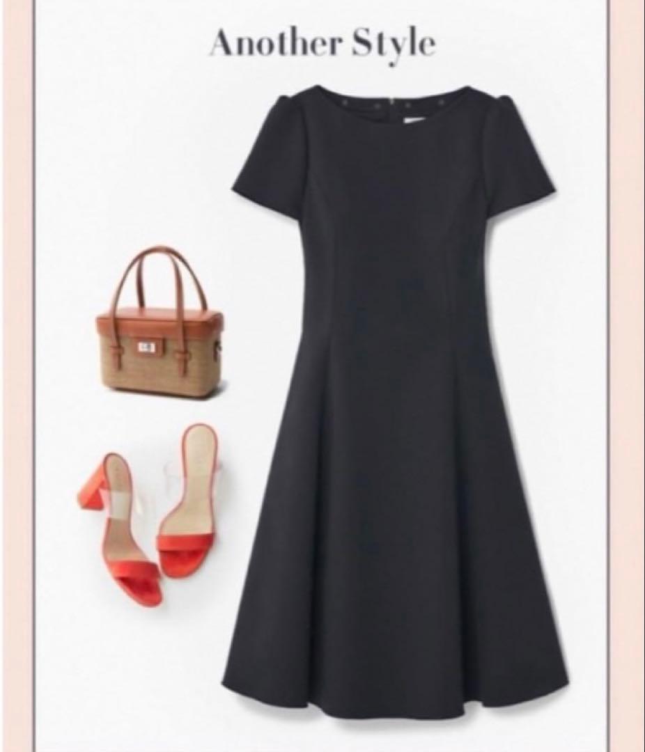 フォクシー 白襟 ワンピース WASHABLE DRESS 2way