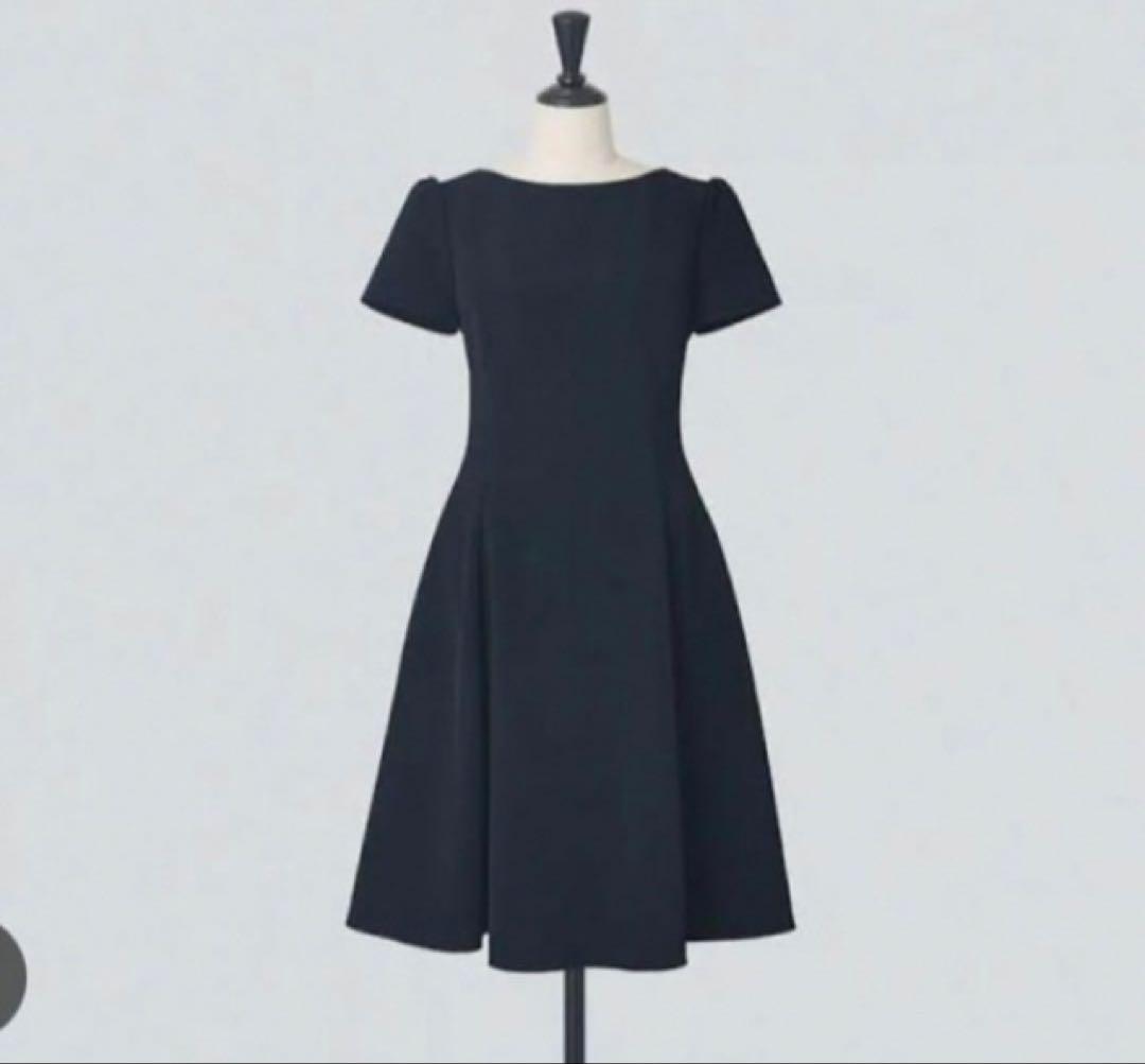 フォクシー 白襟 ワンピース WASHABLE DRESS 2way