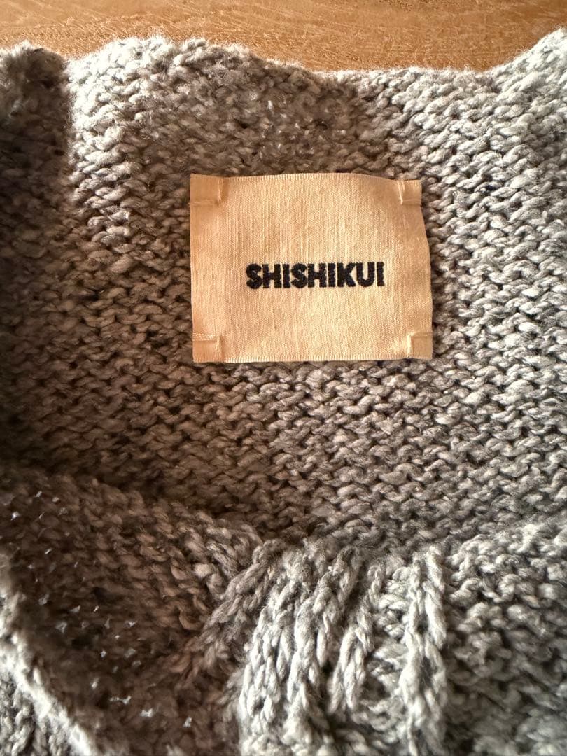 トップス SHISHIKUI MANY BOTAN L.GRAY.M