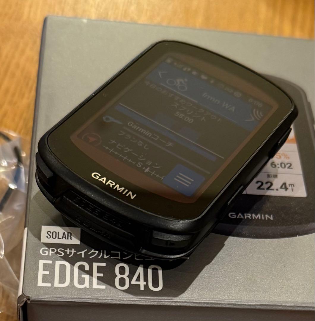 GARMIN EDGE 840 SOLERサイコン使用少　付属品未使用