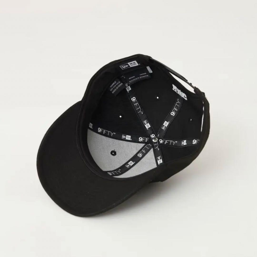 RHC ロンハーマンブラック NEW ERA 9FIFTY Rロゴ キャップ