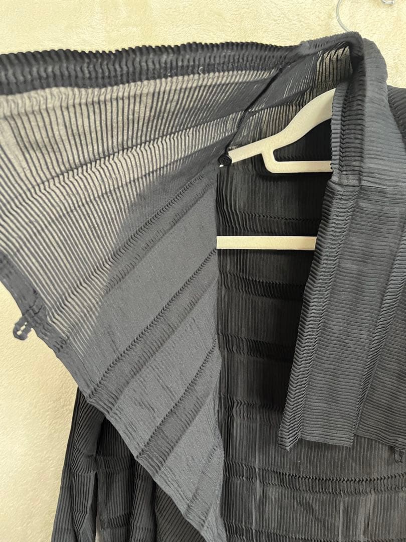 ISSEY MIYAKE イッセイミヤケ　プリーツ　ブラウス　カーディガン