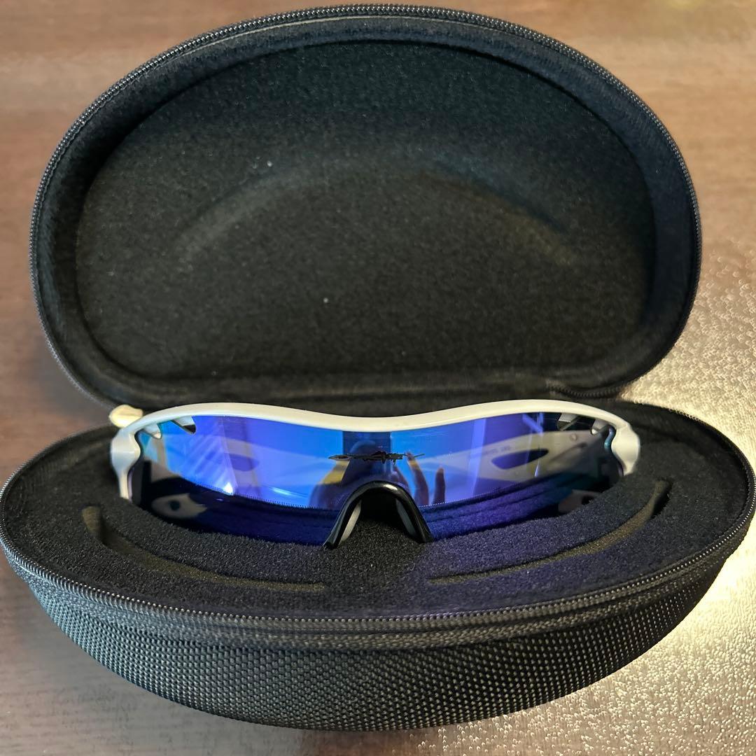 Oakley サングラス ホワイト/パープル