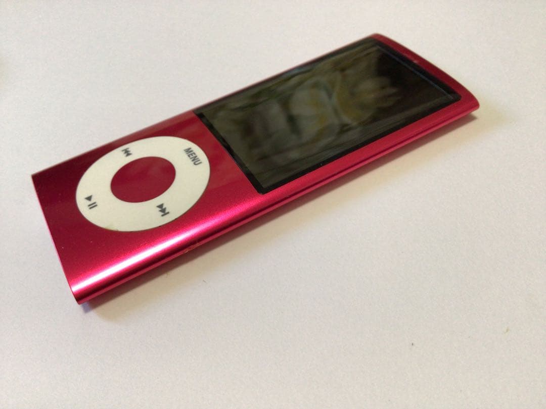 iPod nano5世代16GB ピンクno.215バッテリー交換済、usb有