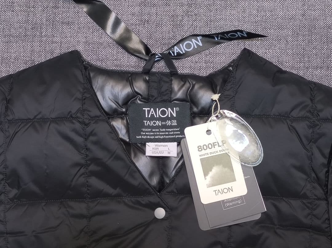 新品未使用品　TAION ブラック ロングコート L