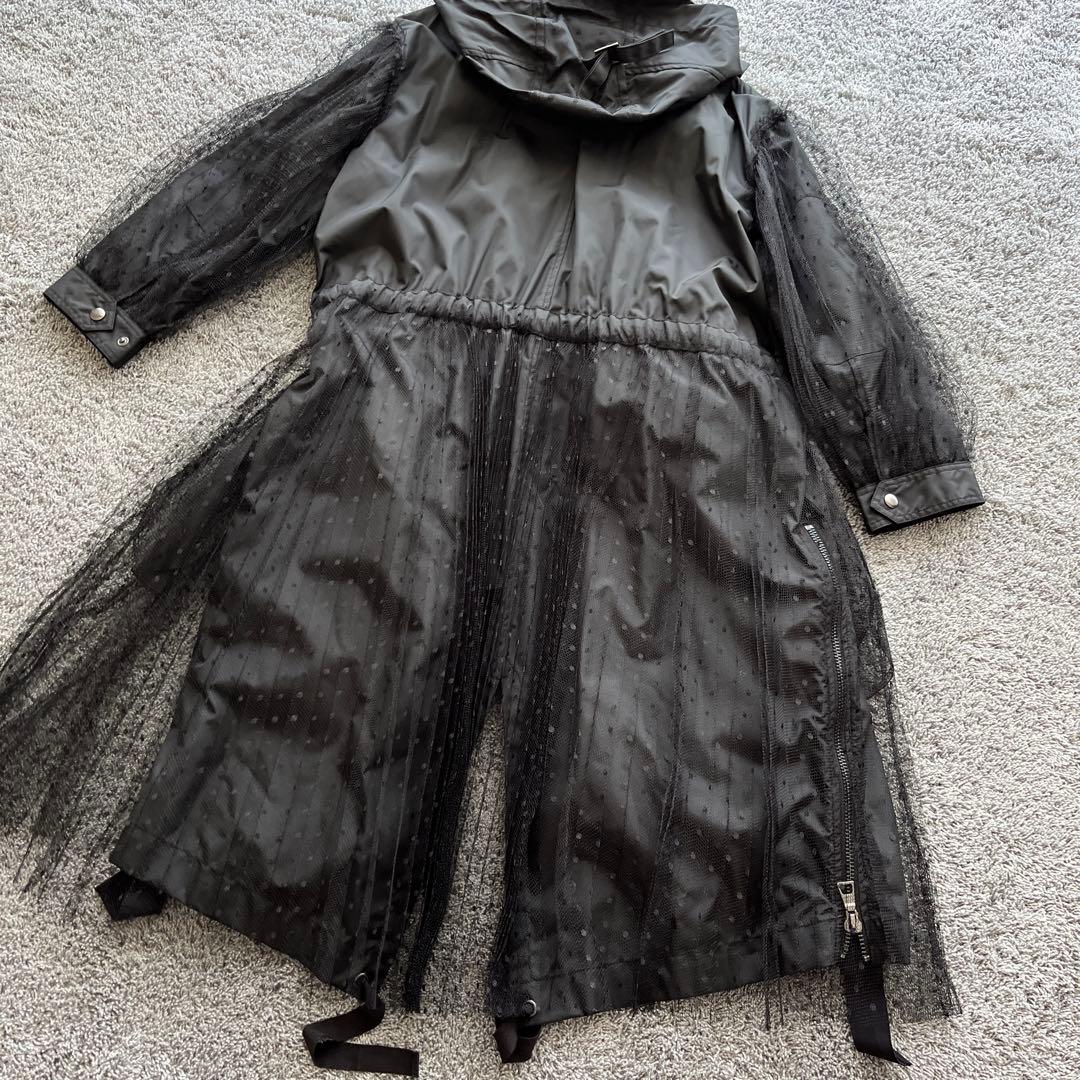 新品 RED VALENTINO レース モッズコート 2021コレクション 黒