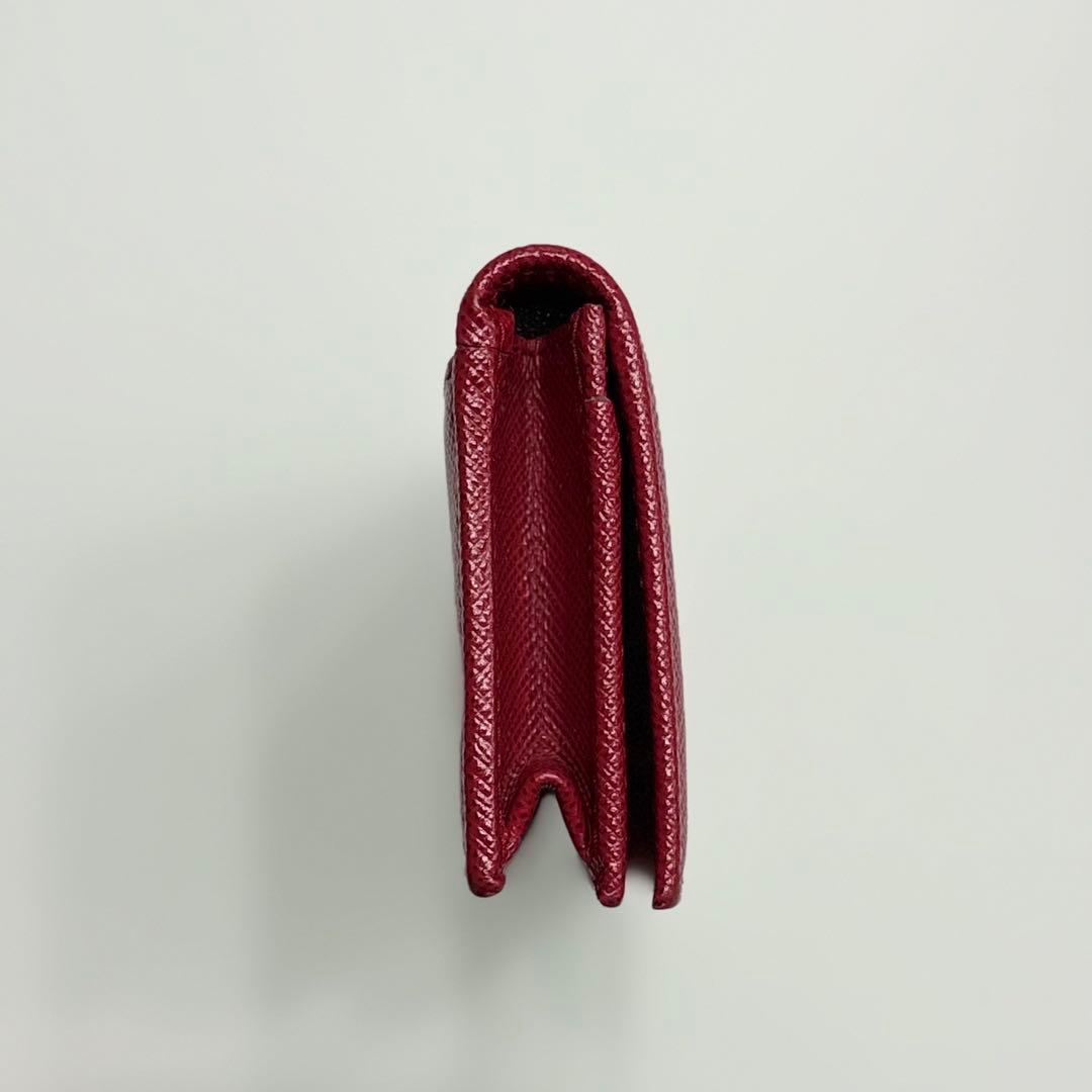 PRADA プラダ 紙袋 財布 正規品 名刺入れ レッド