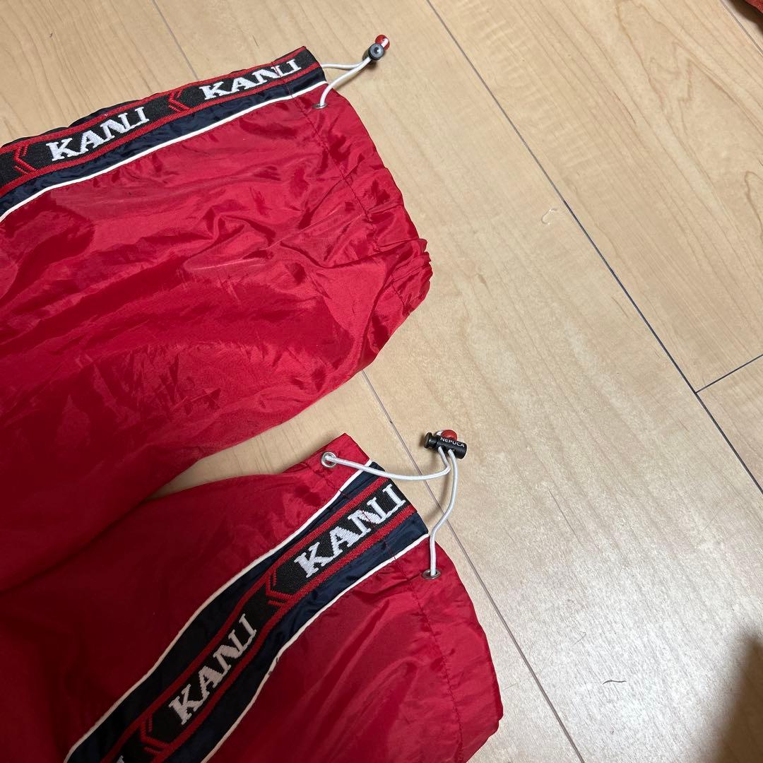 S*P様 カールカナイ KARL KANI ナイロンパンツ 刺繍ロゴ