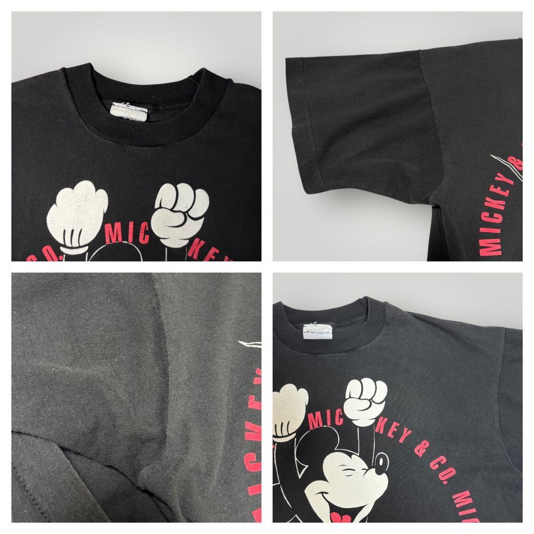 90s 初期Disney Mickey & Co ミッキー ヴィンテージTシャツ