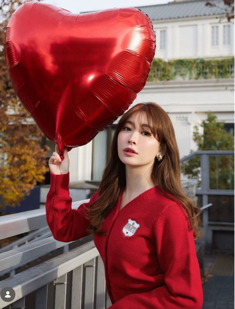 トップス Be Mine Emblem Knit Cardigan