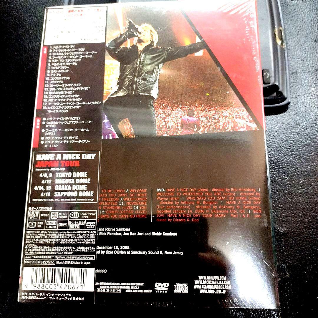 新品/BONJOVI /5万枚限定生産/廃盤/CD＋DVDハヴ.ア.ナイス.デイ