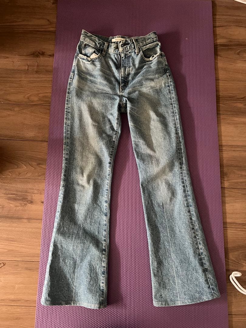 【最終値下げ中】moussy MVS FLARE 26インチ フレアデニム