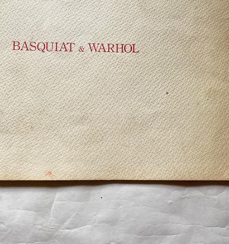 展覧会図録 COLLABORATIONS BASQUIAT & WARHOL