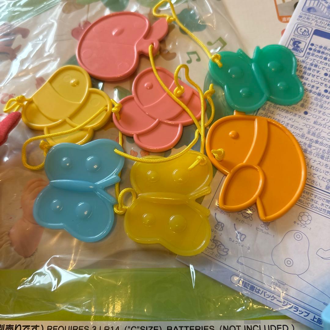 美品⭐︎くまのプーさん えらべる回転6wayジムにへんしんメリー♡電池&おまけ付き