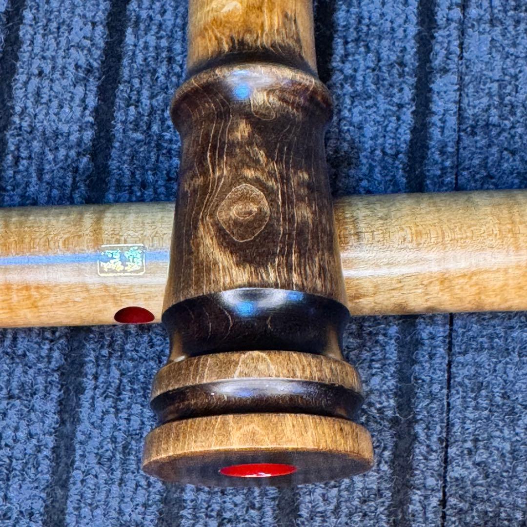 尺八 ワダ楽器 蝴蝶 (楓)一尺八寸管