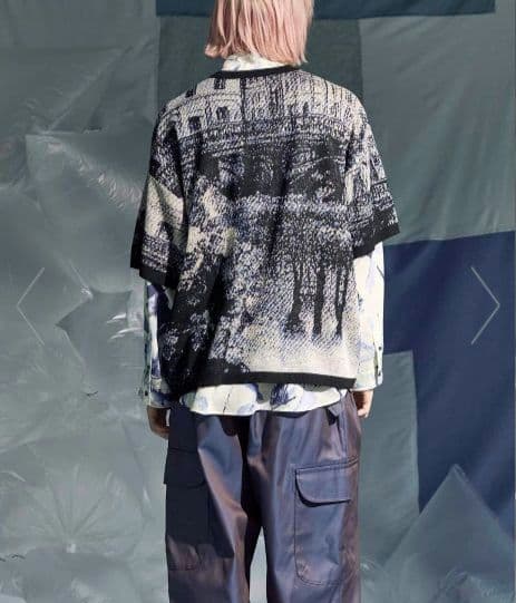 MAISON SPECIAL　プライムオーバー　ニットTシャツ ほぼ新品