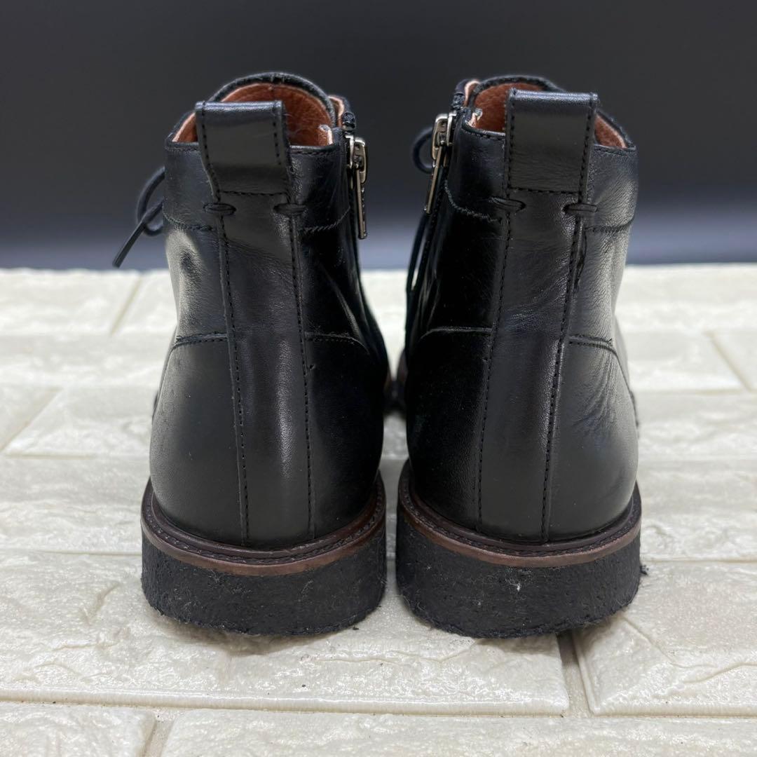 【美品】マーガレットハウエルアイデア レースアップブーツ 23.5 サイドジップ