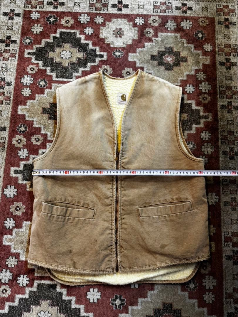 トップス 70s vintage Carhartt duck hunting vest L