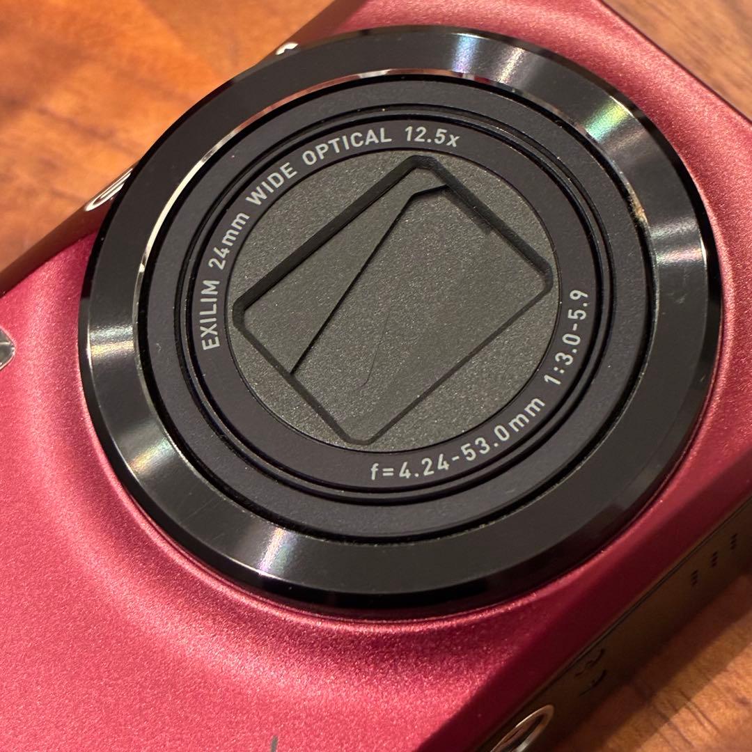 【極美品/付属品完備】CASIO EXILIM EX-H30 レッド コンデジ