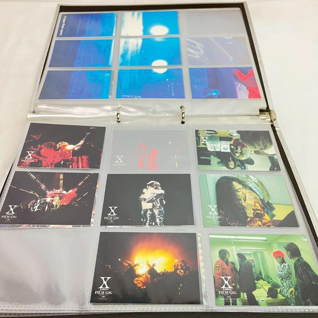 X JAPAN FILM GIG トレーディングカード セット バインダー付き