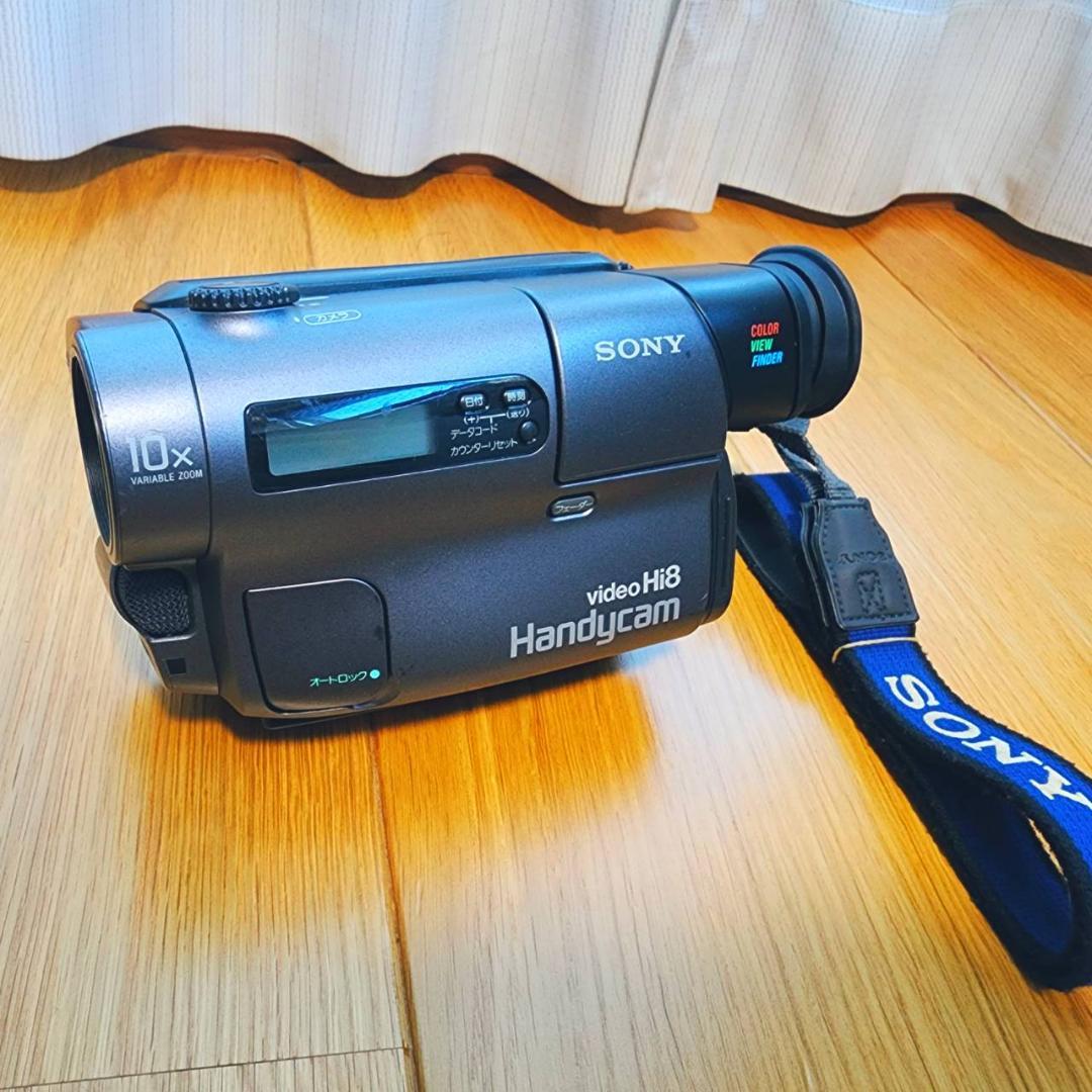 【動作確認済】SONY Hi8 高画質 ビデオカメラ ステーション セット