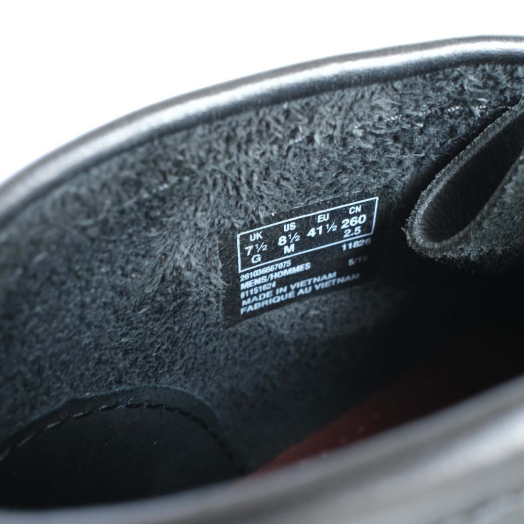 【Clarks/クラークス】ワラビー スムースレザー 26cm ブラック
