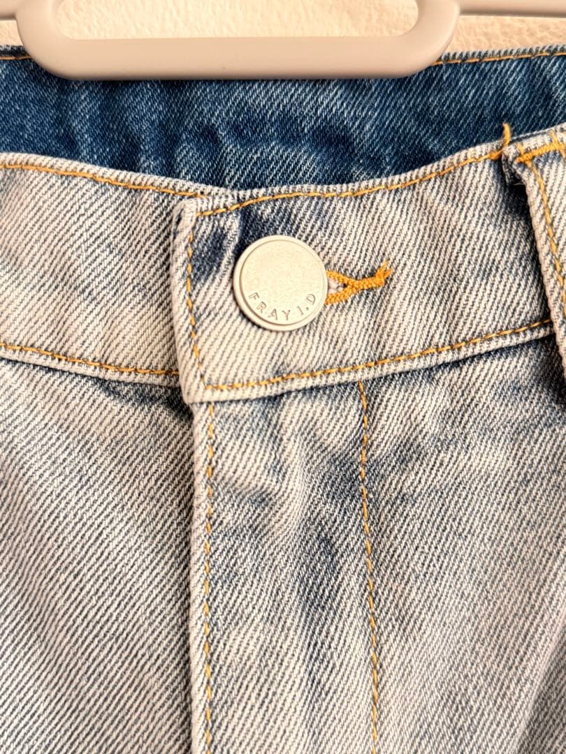 未使用品 26ss FRAY I.D フラワーエンブロイダリーデニムパンツ