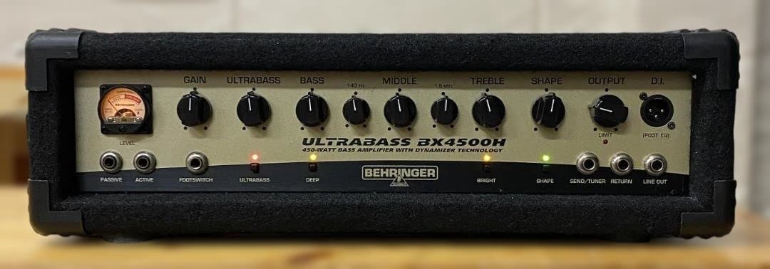 【底値：美品】Behringer BX4500H ベースアンプ 動作良好②
