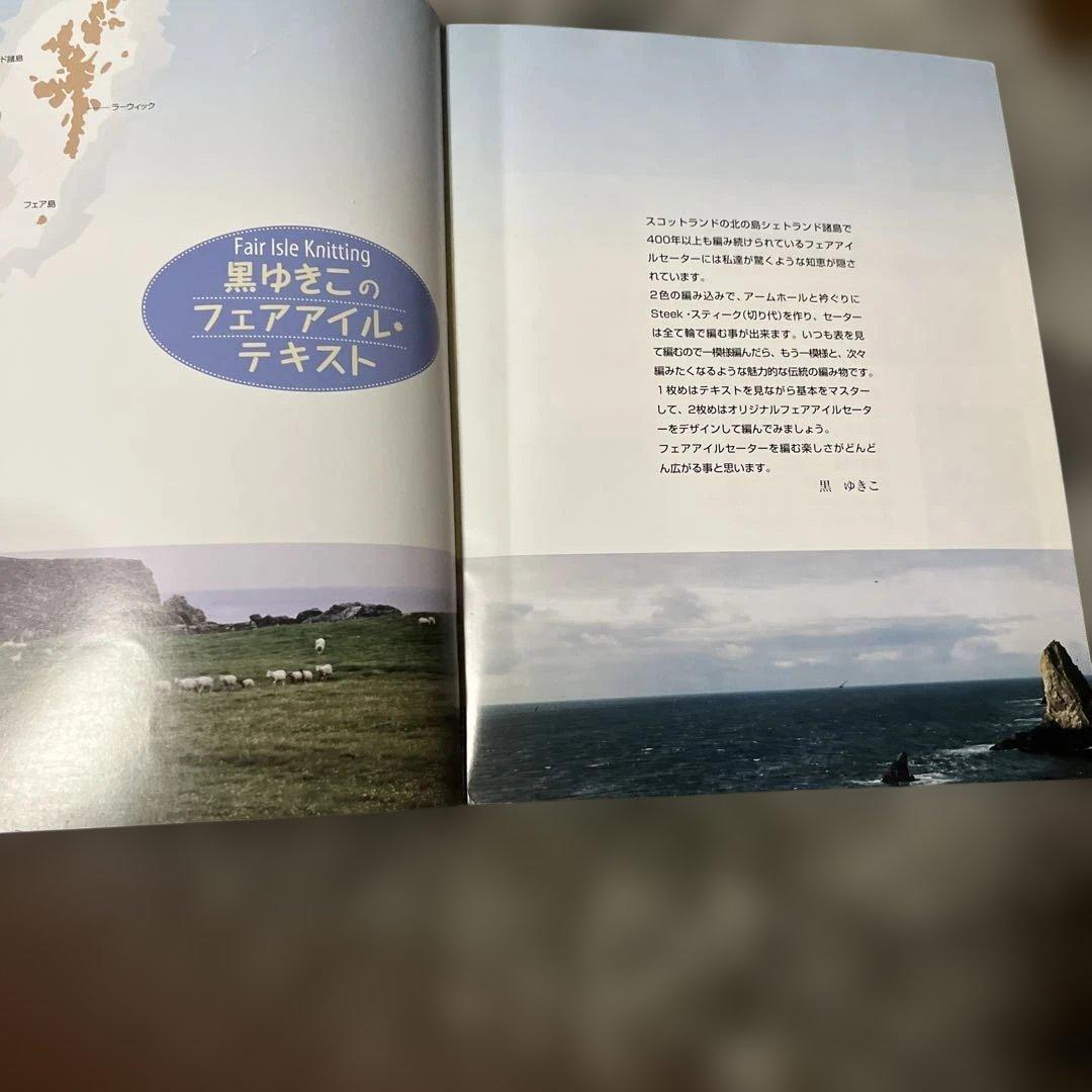 値下げ！黒ゆきこのフェアアイル・テキスト