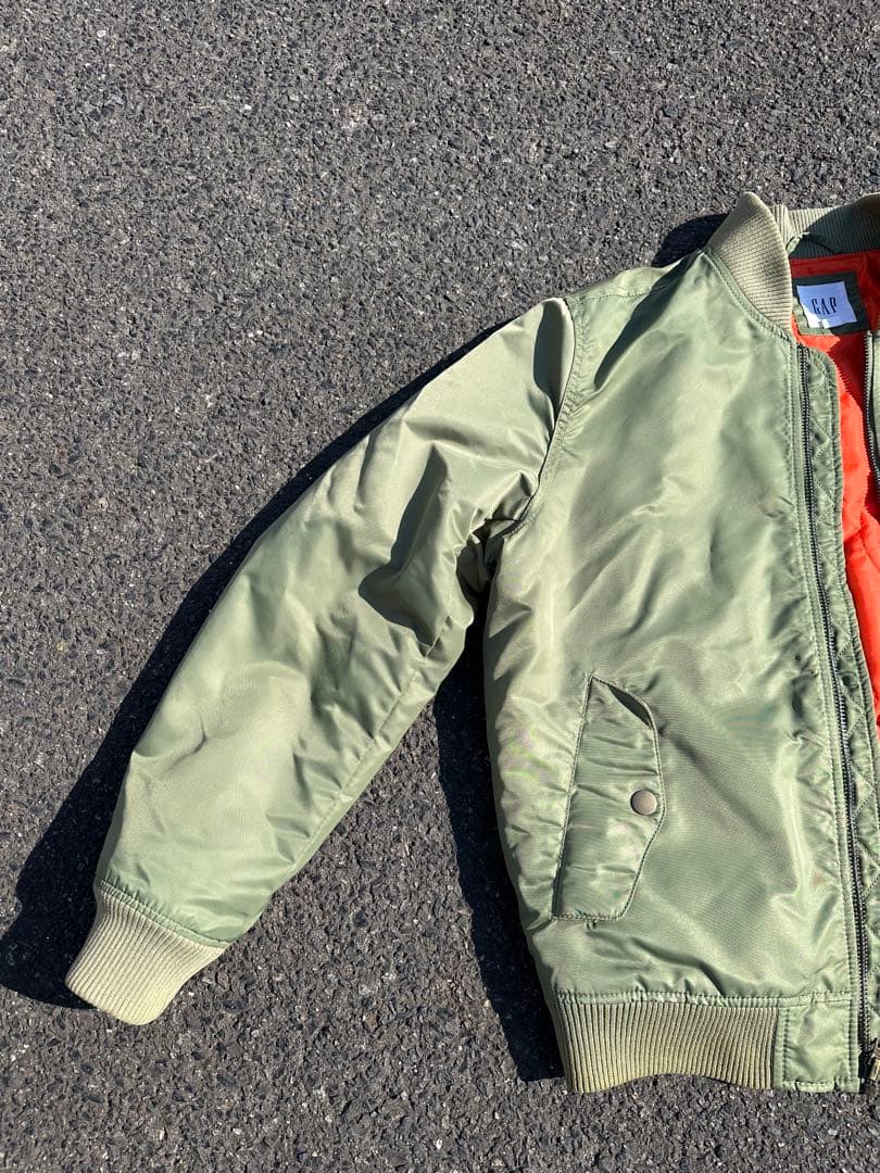 old GAP MA-1フライトジャケット オリーブ