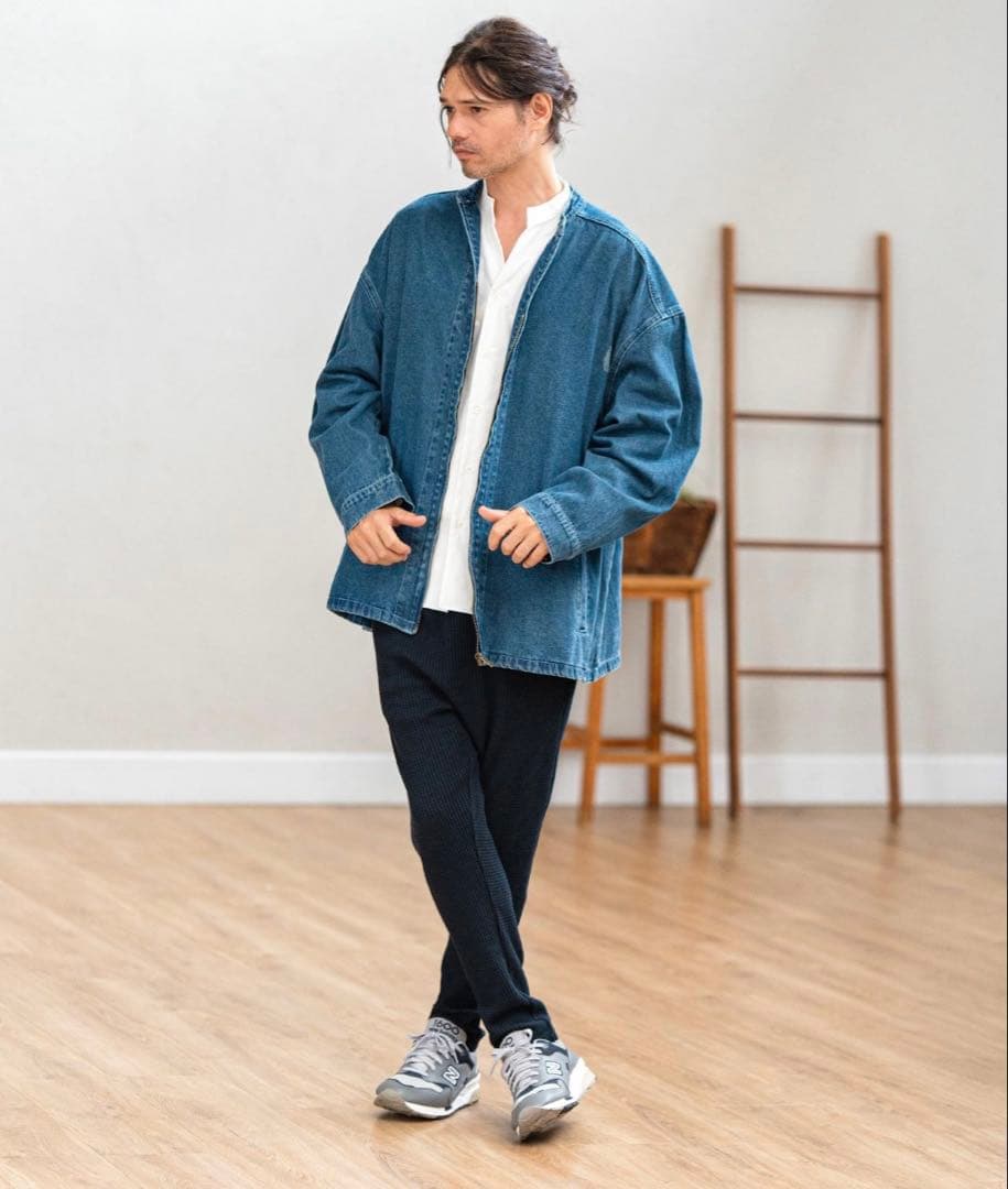 カンビオ　Cambio デニムジャケット カバーオール　sizeS